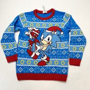 Sonic The Hedgehog Christmas Sweater 7-8